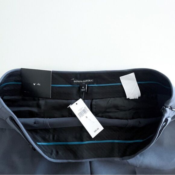 Banana Republic Factory Military Pants Pacific Navy Women's 6 Button Front NWT - Picture 5 of 12